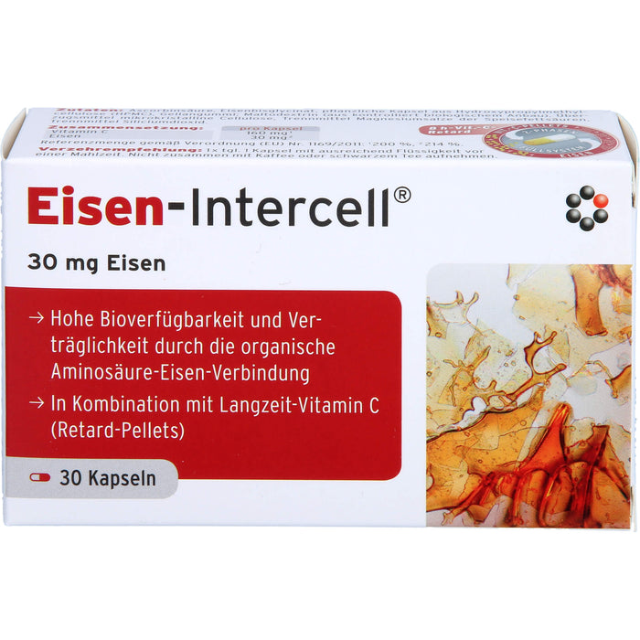 Eisen-Intercell Kapseln, 30 pcs. Capsules