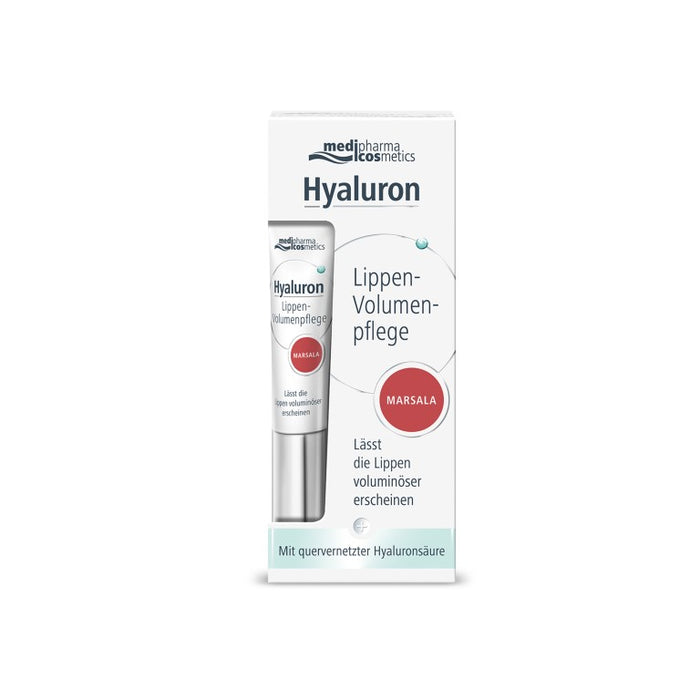 medipharma cosmetics Hyaluron Lippen-Volumenpflege marsala, 7 ml Crème