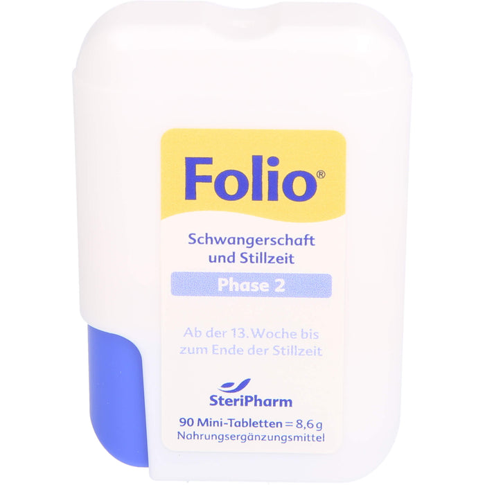 Folio Schwangerschaft und Stillzeit Phase 2 Mini-Tabletten, 90 pcs. Tablets