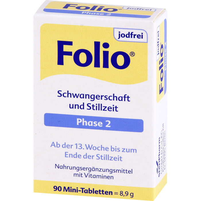 Folio jodfrei Phase 2 Mini-Tabletten, 90 pcs. Tablets