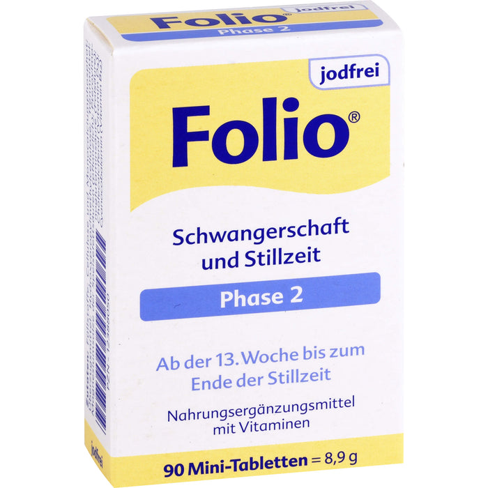 Folio jodfrei Phase 2 Mini-Tabletten, 90 St. Tabletten