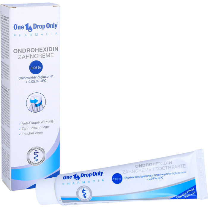 One Drop Only Pharmacia Ondrohexidin Zahncreme, 75 ml TUB