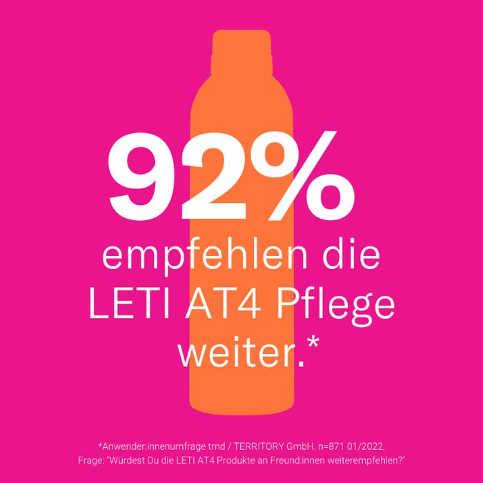 LETI AT4 Defense Spray SPF 50+ - Sonnenpflege für den Körper mit sehr hohem Lichtschutzfaktor bei trockener oder zu Neurodermitis neigender Haut, 200 ml Lösung