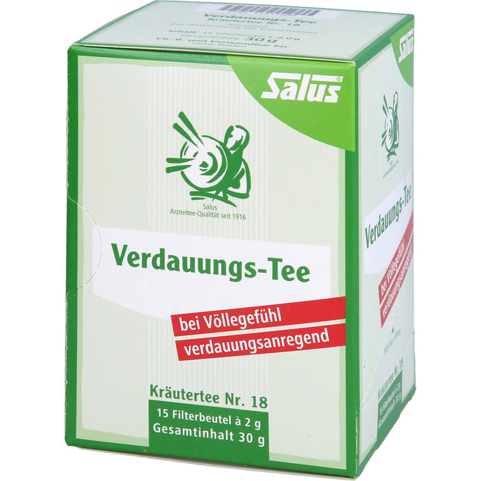 Salus Verdauungs-Tee Kräutertee Nr. 18, 15 pc Sac filtrant