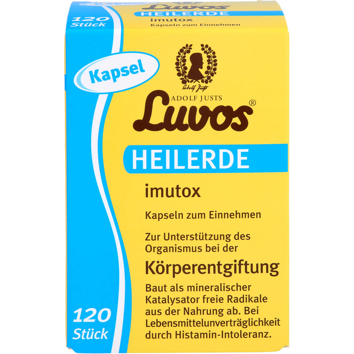 Luvos Heilerde imutox Kapseln Körperentgiftung, 120 pc Capsules