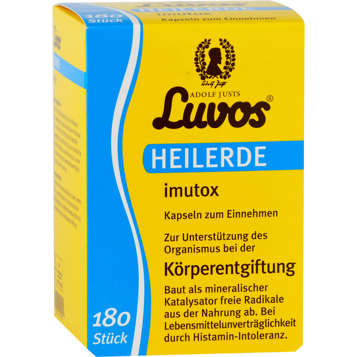 Luvos Heilerde imutox Kapseln Körperentgiftung, 180 pcs. Capsules