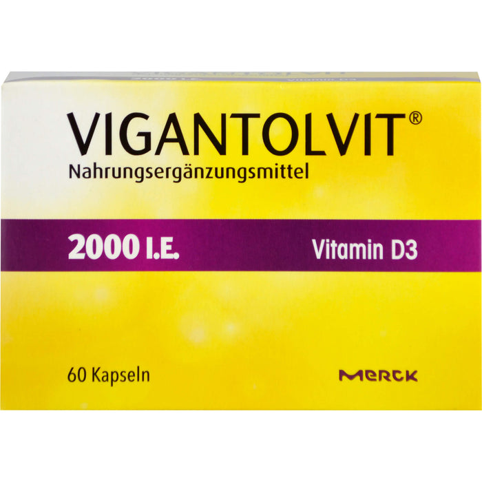 VIGANTOLVIT Vitamin D3 2000 I.E. Kapseln, 60 pcs. Capsules