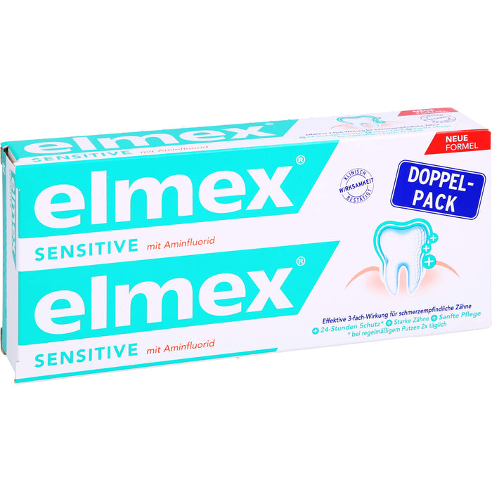 elmex Sensitive Zahnpasta Doppelpack, 2X75 ml ZPA