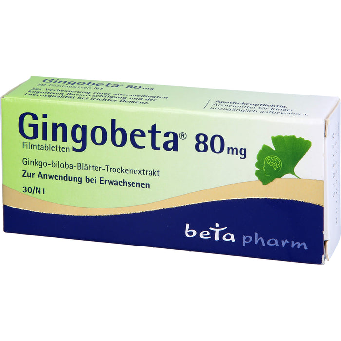 Gingobeta 80 mg Filmtabletten, 30 St FTA