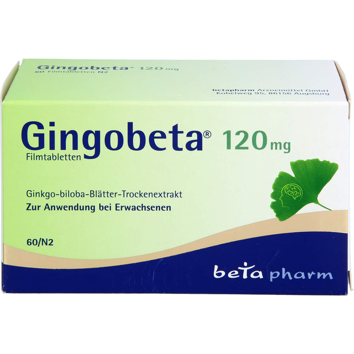 Gingobeta 120 mg Filmtabletten, 60 St FTA