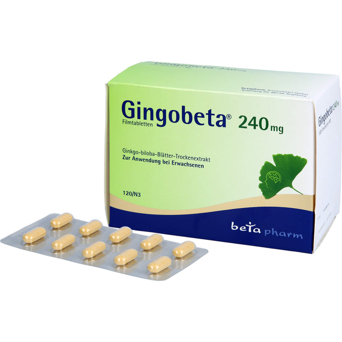 Gingobeta 240 mg Filmtabletten, 120 St FTA