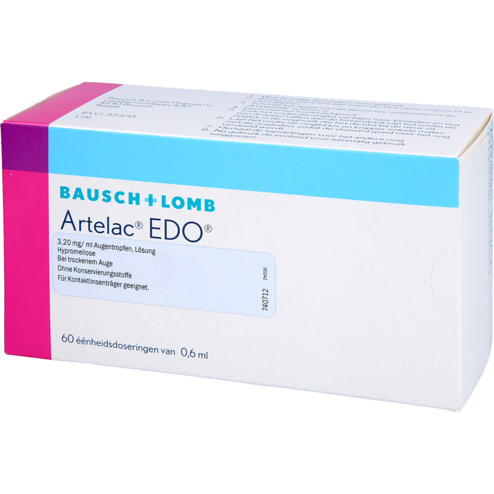 Artelac EDO Emra Augentropfen, 60X0.6 ml ATR