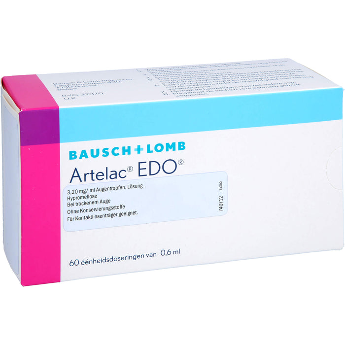 Artelac EDO Emra Augentropfen, 60X0.6 ml ATR