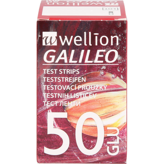 Wellion Galileo Blutzuckerteststreifen, 50 pc Bandelettes réactives