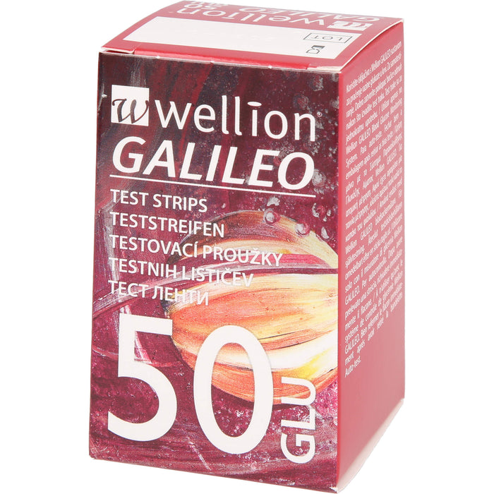 Wellion Galileo Blutzuckerteststreifen, 50 pc Bandelettes réactives