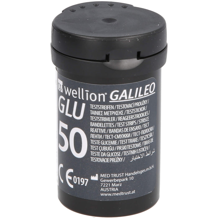 Wellion Galileo Blutzuckerteststreifen, 50 pc Bandelettes réactives