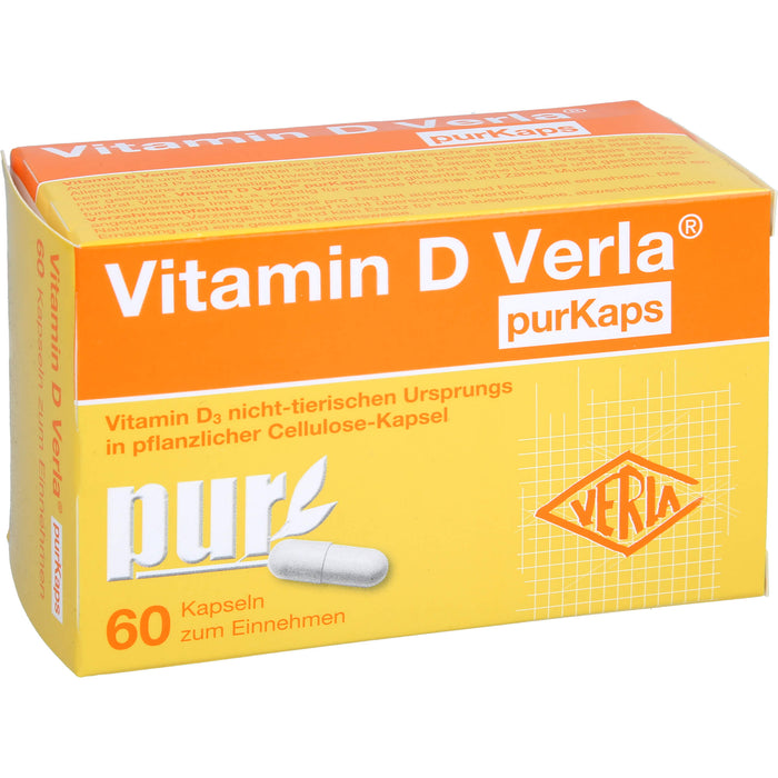 Vitamin D Verla purKaps Kapseln zum Einnehmen, 60 St. Kapseln