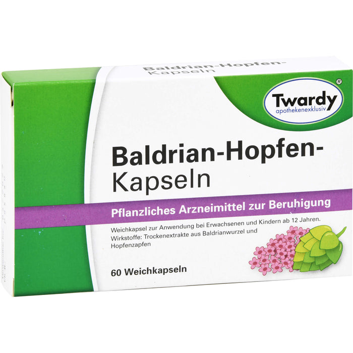 Baldrian-Hopfen-Kapseln Twardy, 60 St WKA