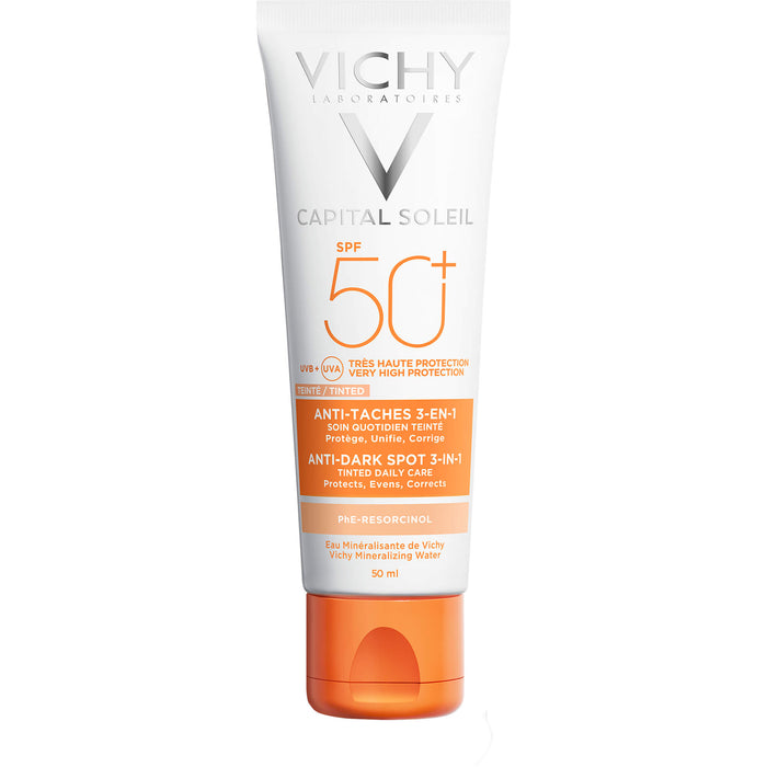 VICHY Capital Soleil 3-in-1 getönte Sonnenpflege LSF 50+, 50 ml Cream