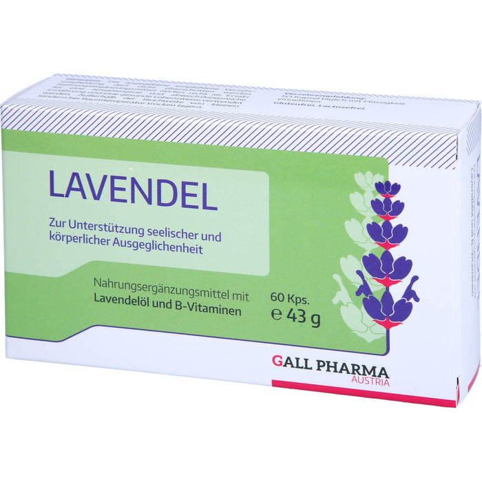 GALL PHARMA Lavendel GPH Kapseln, 60 pcs. Capsules