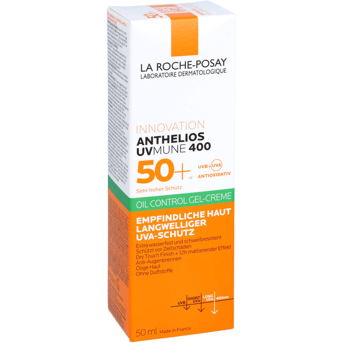 LA ROCHE-POSAY Anthelios XL LSF 50+ mattierende Gel-Creme, 50 ml Creme