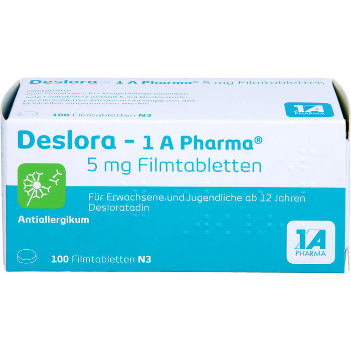 Deslora - 1 A Pharma 5 mg Filmtabletten, 100 pc Tablettes