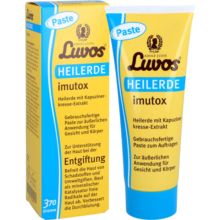 Luvos Heilerde imutox Paste  zur Unterstützung der Haut bei der Entgiftung, 370 g Paste