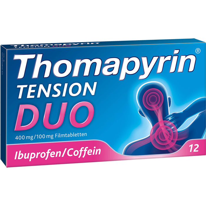 Thomapyrin Tension duo 400 Filmtabletten, 12 pc Tablettes