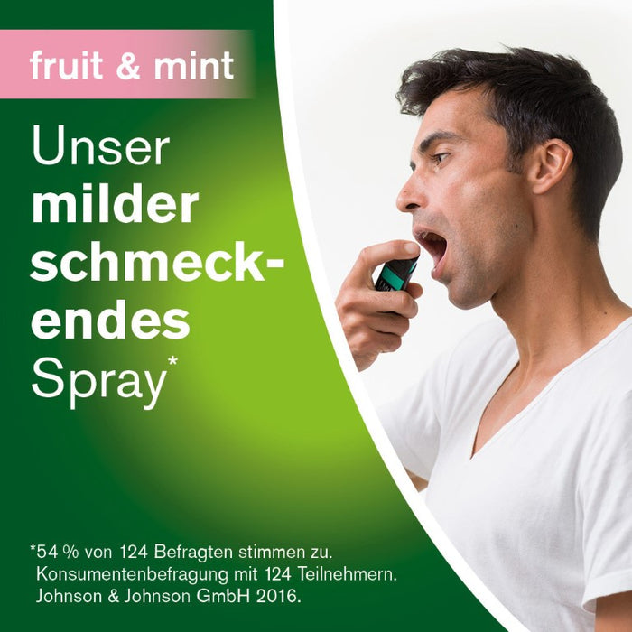 nicorette fruit & mint Spray zur Anwendung in der Mundhöhle, 1 pcs. Spray