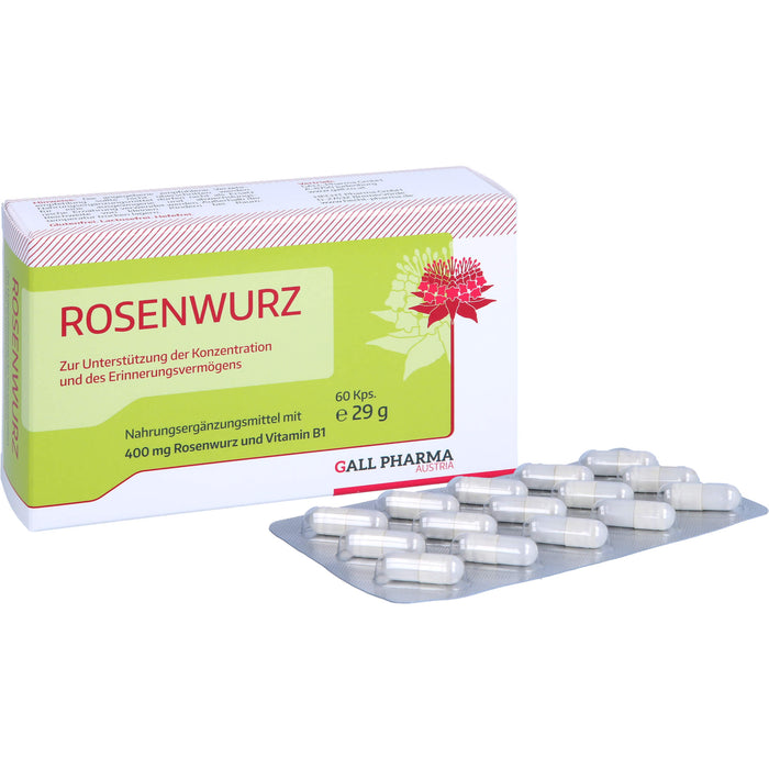 GALL PHARMA Rosenwurz 400 mg GPH Kapseln, 60 pcs. Capsules