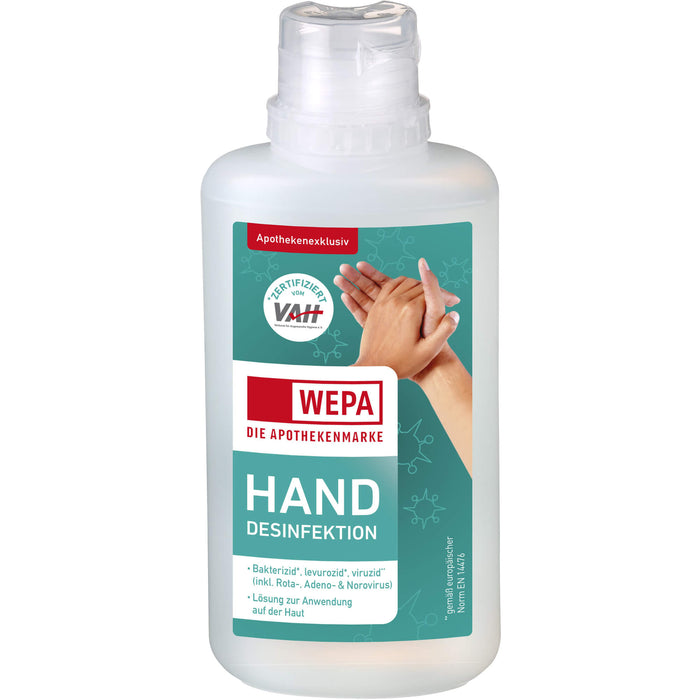 WEPA Handdesinfektion 1000 ml, 125 ml LOE