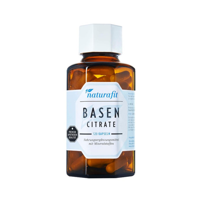 naturafit Basencitrate Kapseln, 120 pc Capsules