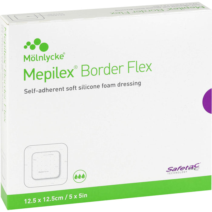 Mepilex Border Flex 12,5 cm x 12,5 cm Schaumverband, 10 St. Verband