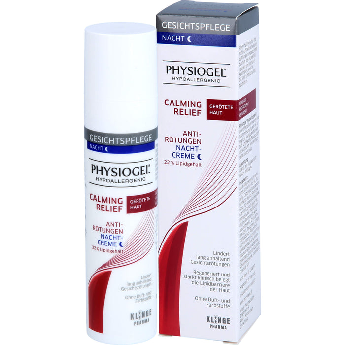 PHYSIOGEL Calming Relief Anti-Rötungen Nachtcreme, 40 ml Crème