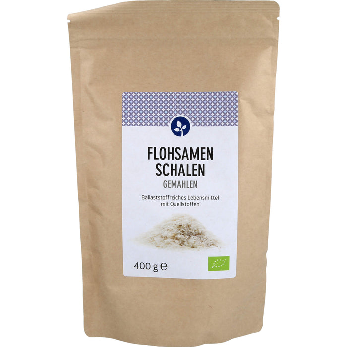 Flohsamenschalen gemahlen bio, 400 g PUL