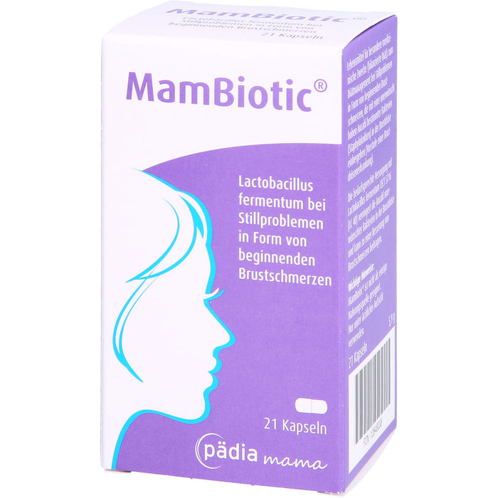 MamBiotic für Stillende mit Brustschmerzen Kapseln, 21 pc Capsules