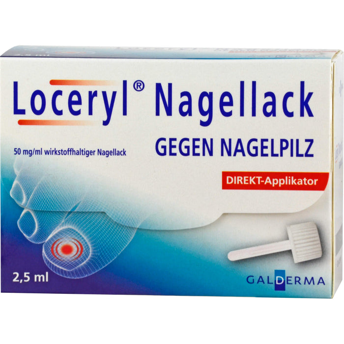 Loceryl kohlpharma Nagellack gegen Nagelpilz Direkt-Applikator, 2.5 ml Nail varnish containing active ingredients