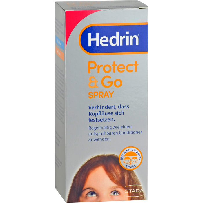 Hedrin Protect & Go Spray verhindert, dass Kopfläuse sich festsetzen, 120 ml Solution