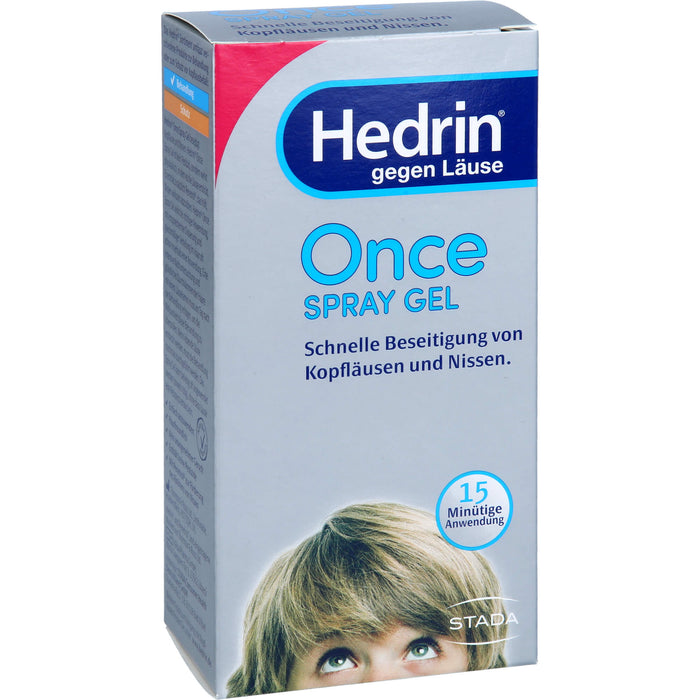 Hedrin gegen Läuse Once Spray Gel, 60 ml Solution