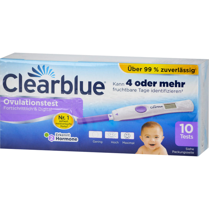 Clearblue Ovulationstest FORTSCHRITTLICH & DIGITAL, 10 pc Test