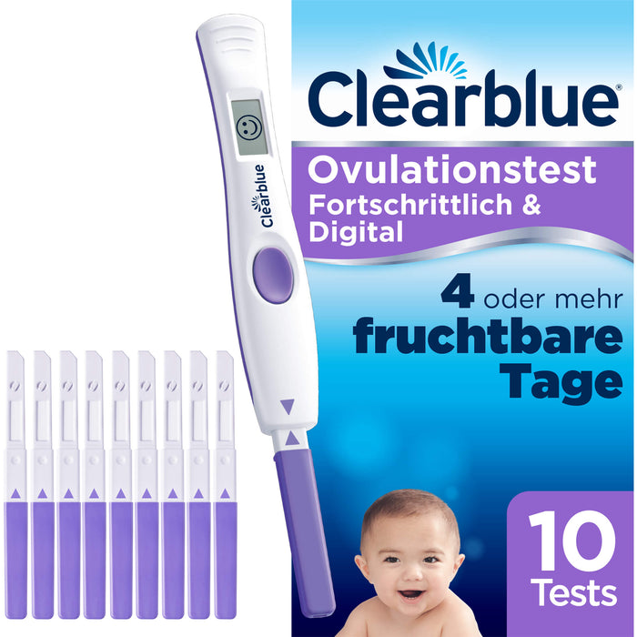 Clearblue Ovulationstest FORTSCHRITTLICH & DIGITAL, 10 pcs. Test