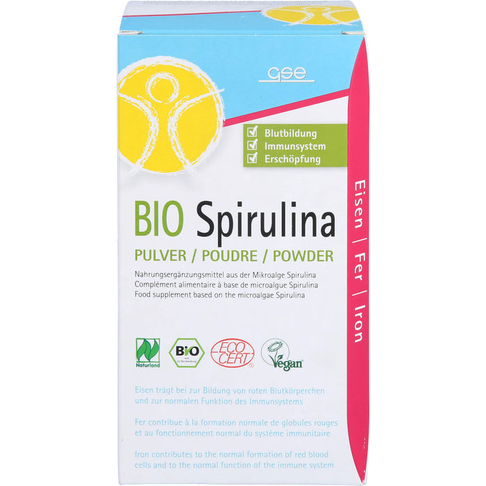 Gse Spirulina Bio Naturlan, 200 g PUL