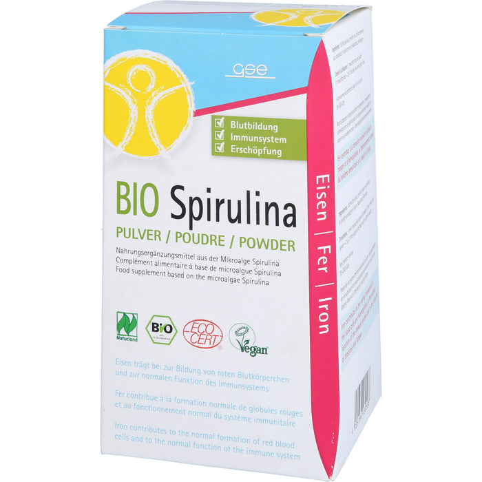 Gse Spirulina Bio Naturlan, 200 g PUL