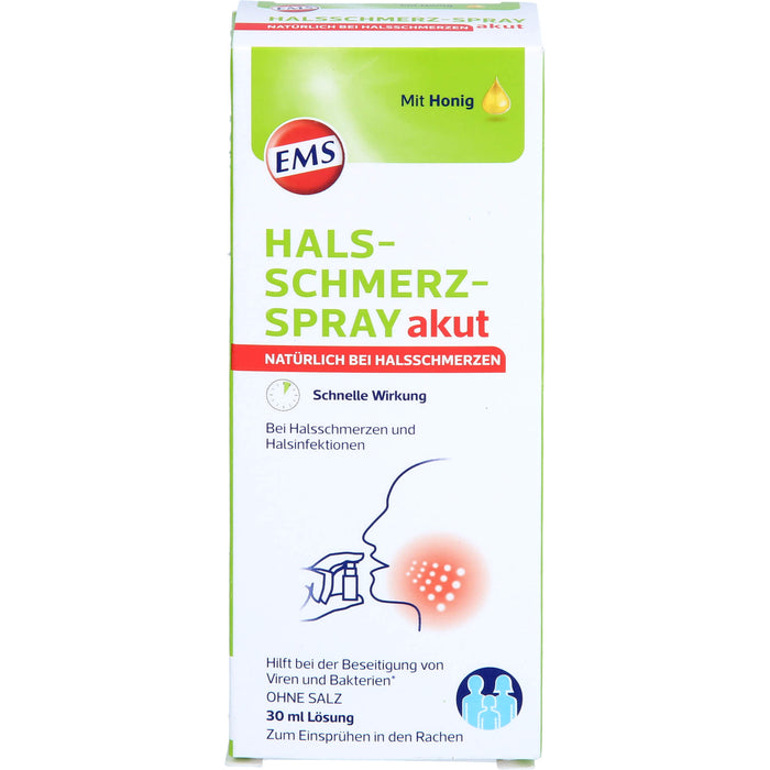 EMSER Halsschmerz-Spray akut, 30 ml Solution