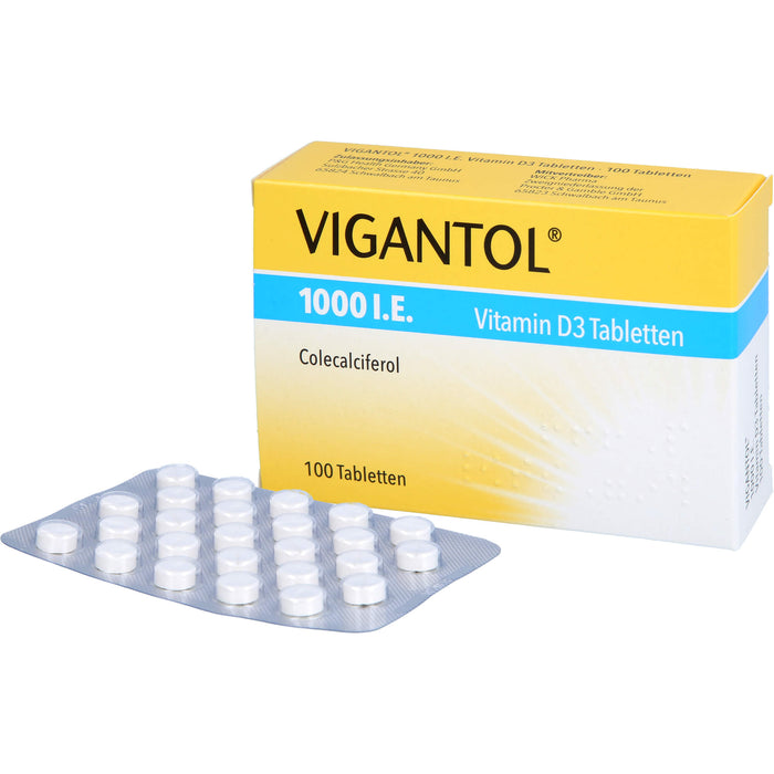 VIGANTOL 1000 I.E. Vitamin D3 Tabletten, 100 pc Tablettes