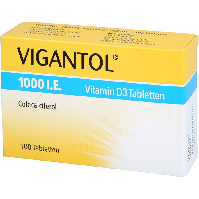 VIGANTOL 1000 I.E. Vitamin D3 Tabletten, 100 pc Tablettes