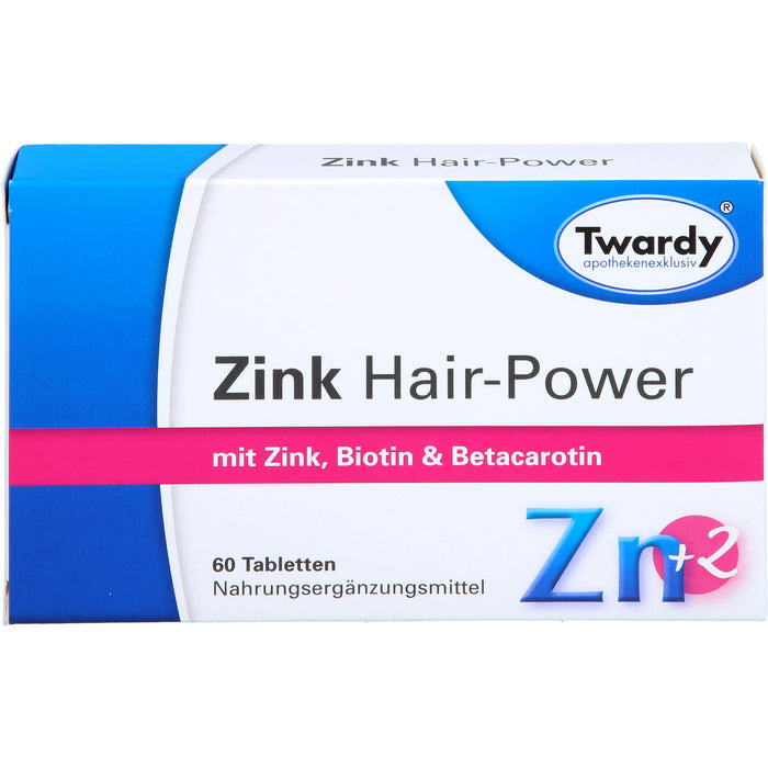 Twardy Zink Hair-Power Tabletten, 60 pc Tablettes