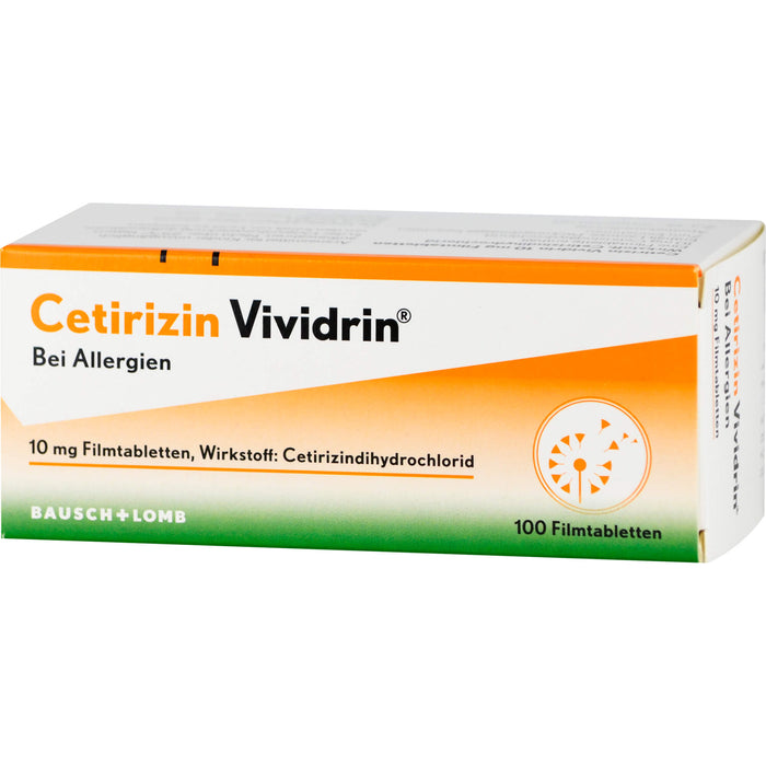 Cetirizin Vividrin 10 mg Filmtabletten, 100 St FTA