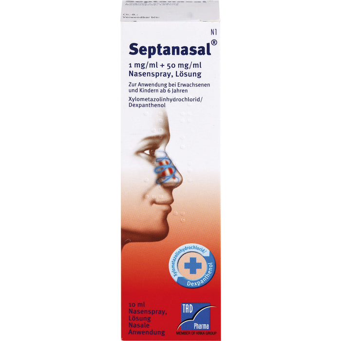 Septanasal Nasenspray Lösung zur Abschwellung, 10 ml Lösung