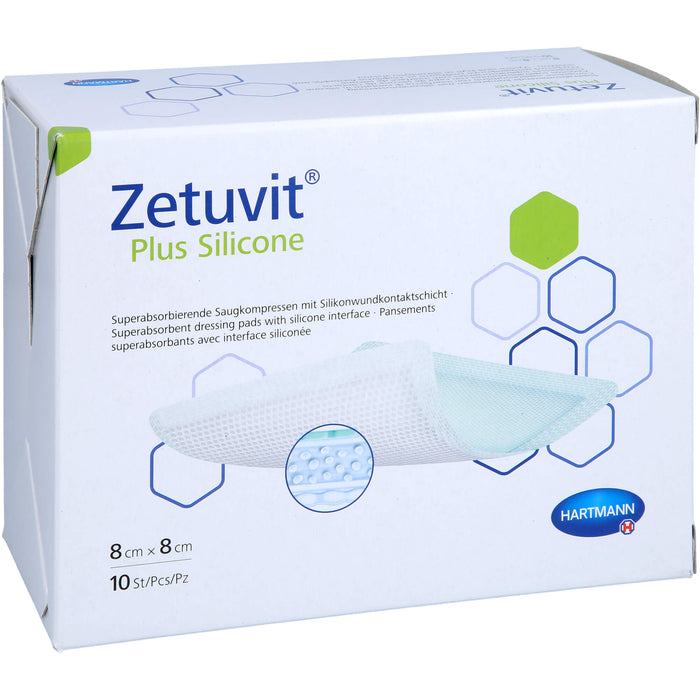 Zetuvit Plus Silicone steril, 10 St